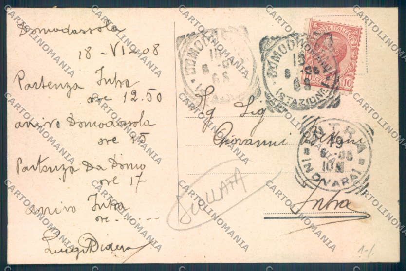 Verbania Domodossola SCOLLATA cartolina ZQ5914 – retro