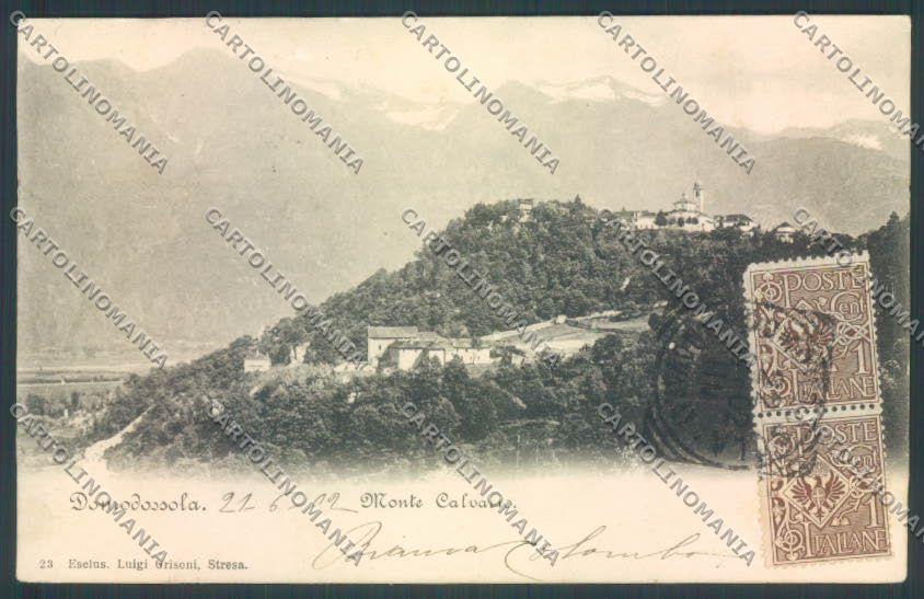 Verbania Domodossola cartolina ZQ5920 – fronte