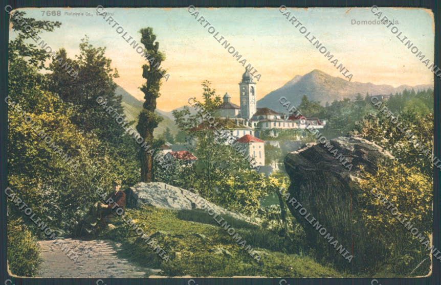 Verbania Domodossola STRAPPINI PIEGHINE cartolina ZQ5923 – fronte