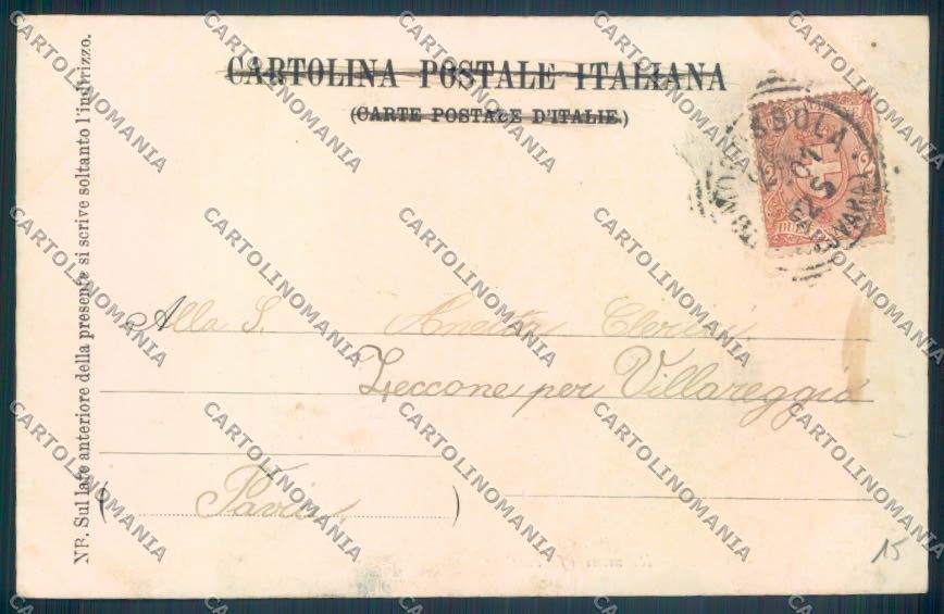 Verbania Domodossola Collegio cartolina ZQ5939 – retro
