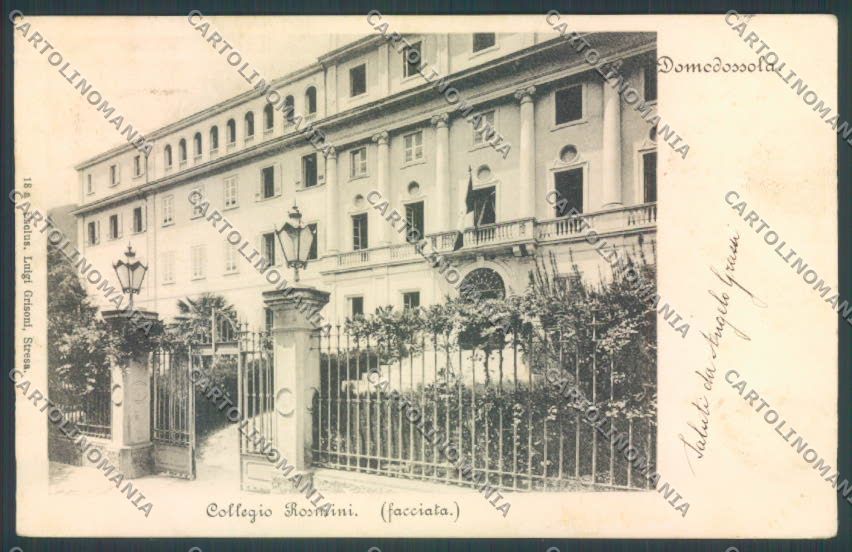 Verbania Domodossola Collegio cartolina ZQ5940 – fronte