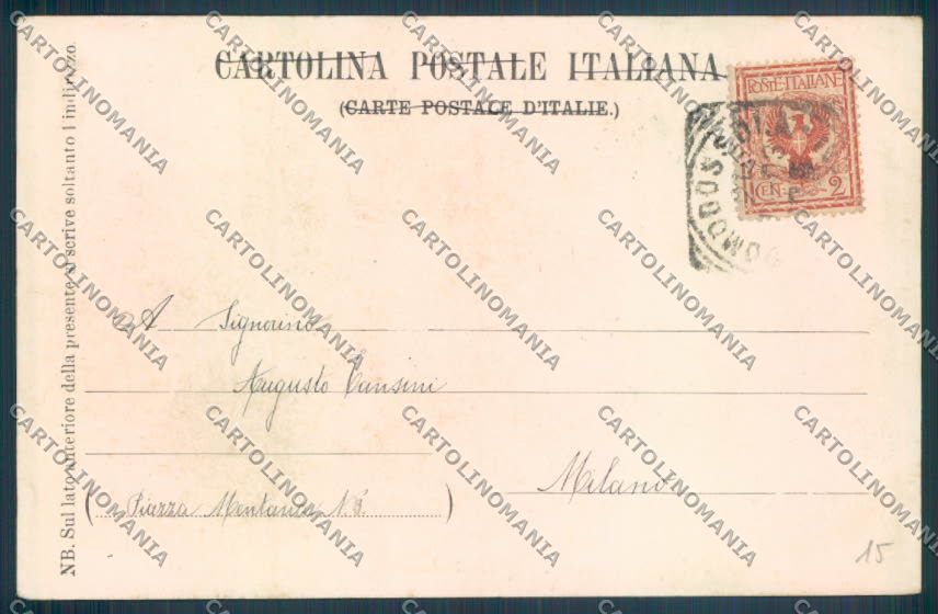 Verbania Domodossola Collegio cartolina ZQ5940 – retro