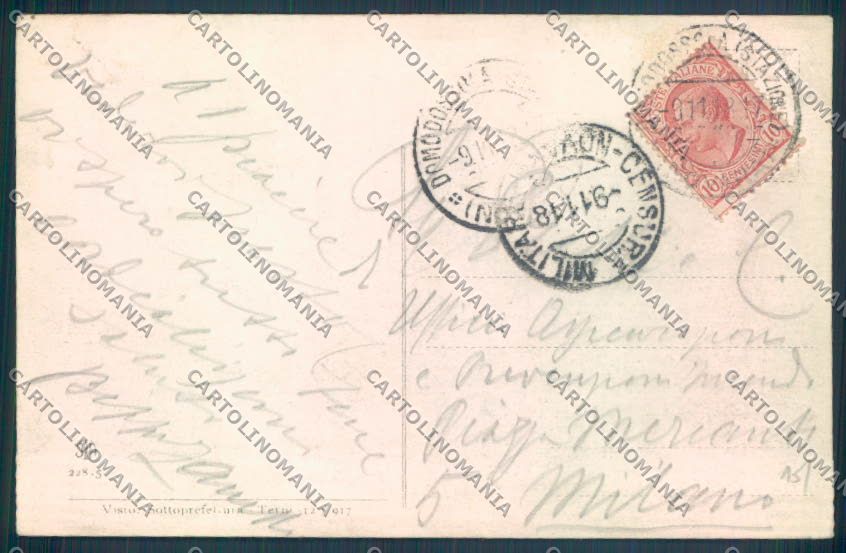 Verbania Domodossola cartolina ZQ5945 – retro