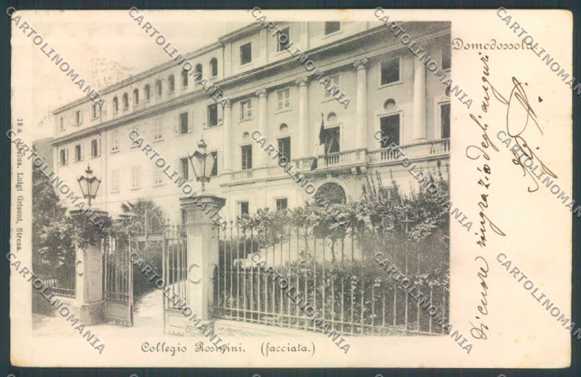Verbania Domodossola Collegio PIEGHINA cartolina ZQ5949 – fronte