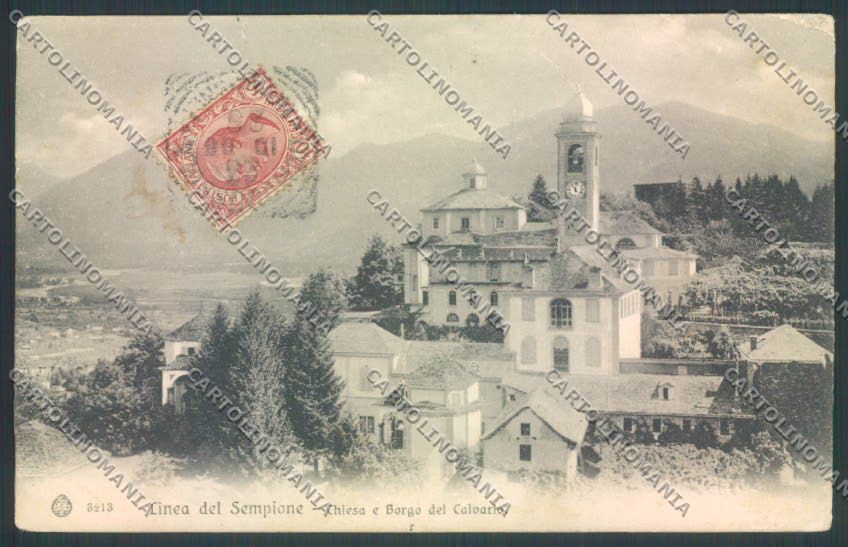 Verbania Domodossola PIEGA STRAPPINO cartolina ZQ5952 – fronte