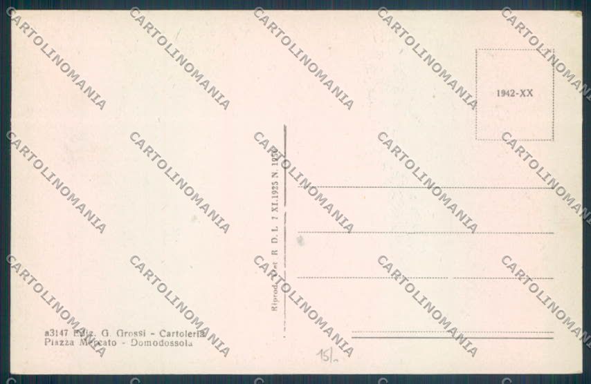 Verbania Domodossola cartolina ZQ5956 – retro