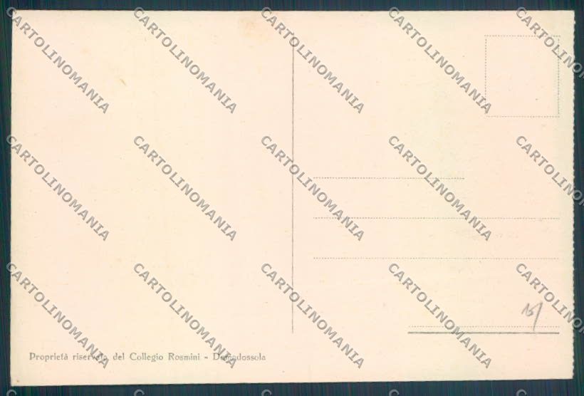 Verbania Domodossola Collegio cartolina ZQ5958 – retro