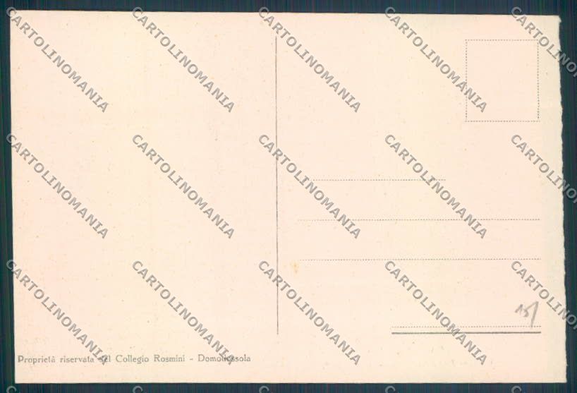 Verbania Domodossola Collegio cartolina ZQ5959 – retro