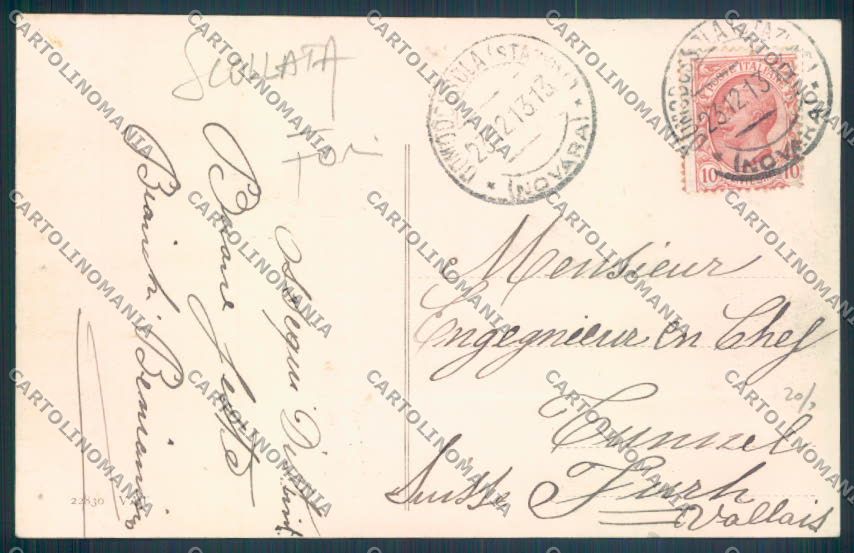 Verbania Domodossola SCOLLATA FORI cartolina ZQ5969 – retro