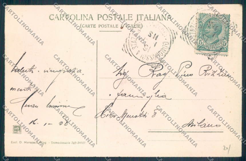 Verbania Domodossola cartolina ZQ5970 – retro