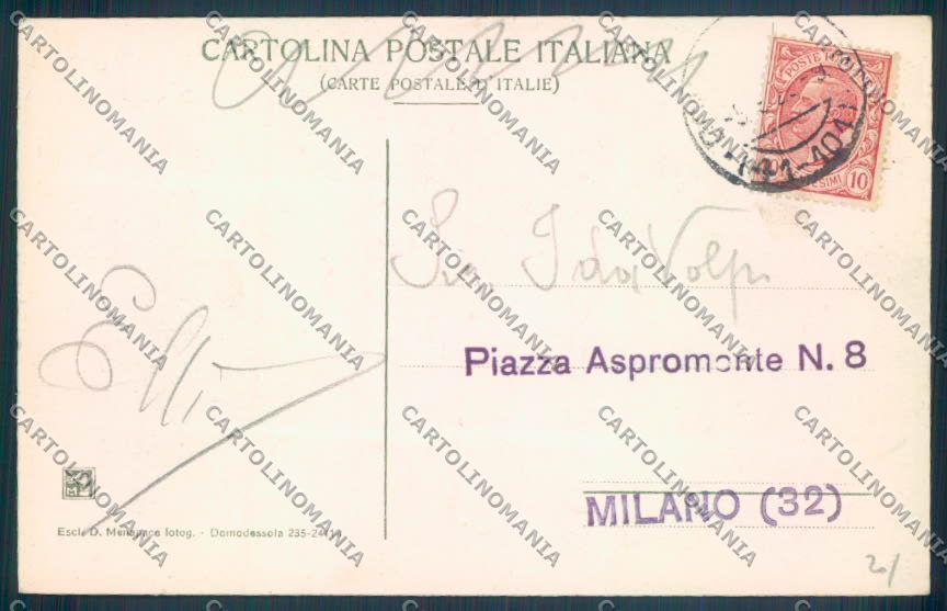 Verbania Domodossola cartolina ZQ5972 – retro