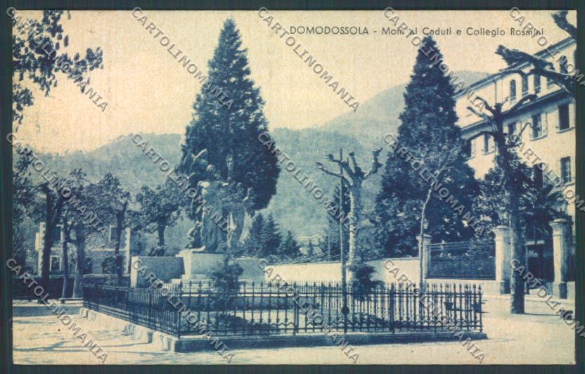 Verbania Domodossola Collegio cartolina ZQ5973 – fronte