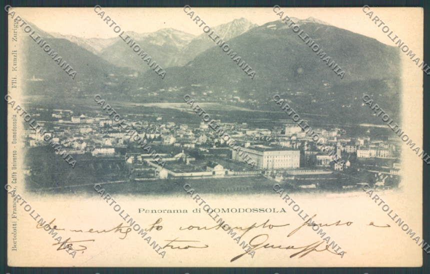 Verbania Domodossola cartolina ZQ5977 – fronte