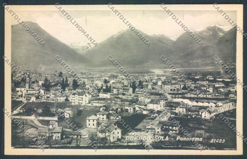 Verbania Domodossola cartolina ZQ5978 – fronte