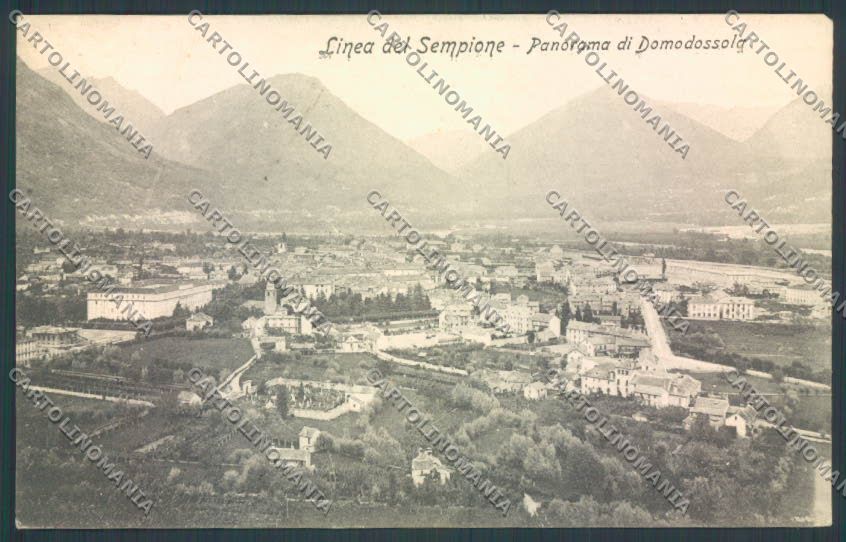 Verbania Domodossola cartolina ZQ5980 – fronte
