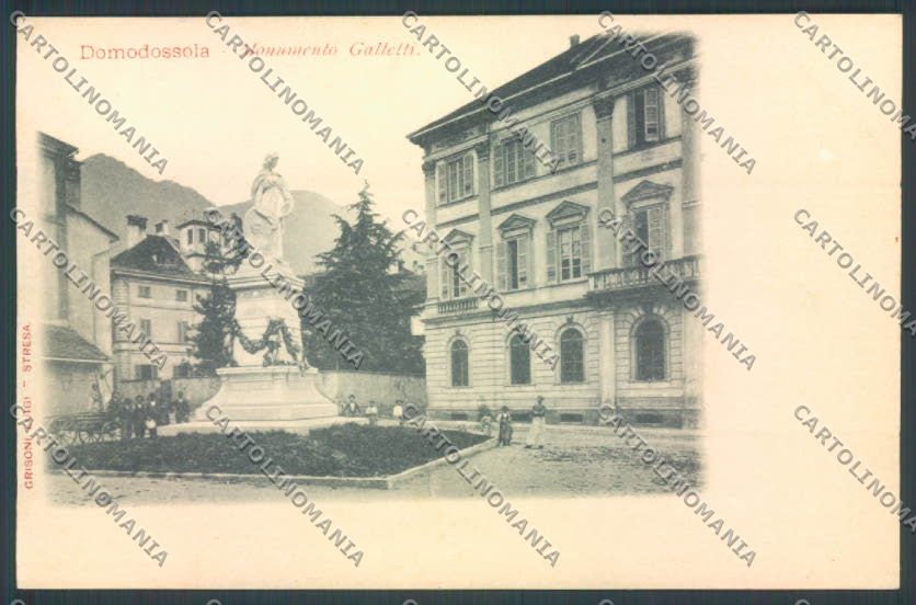 Verbania Domodossola cartolina ZQ5986 – fronte