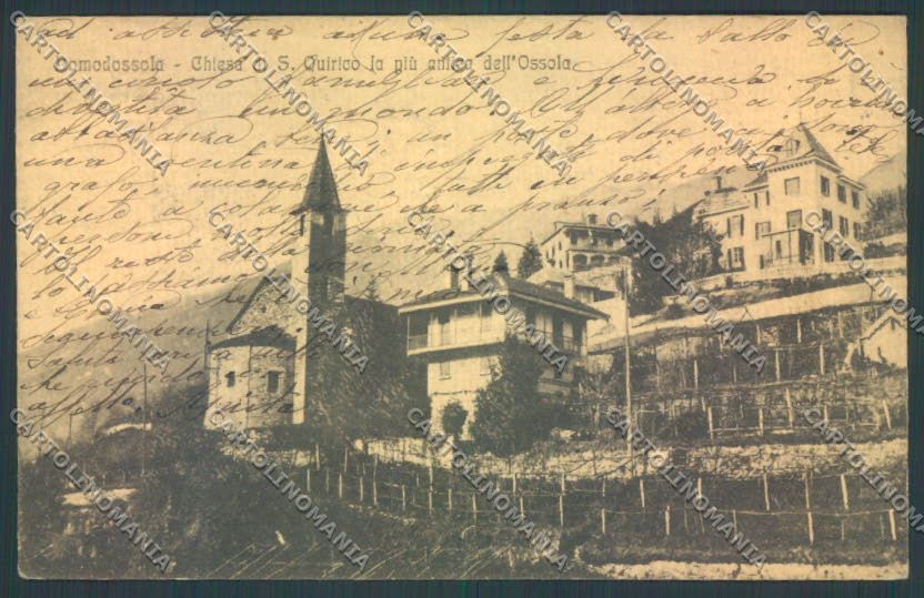 Verbania Domodossola cartolina ZQ5996 – fronte
