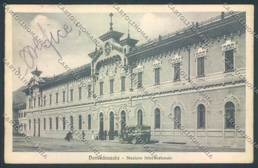 Verbania Domodossola Stazione cartolina ZQ6003 – fronte