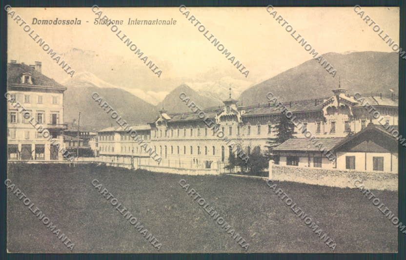 Verbania Domodossola Stazione cartolina ZQ6004 – fronte