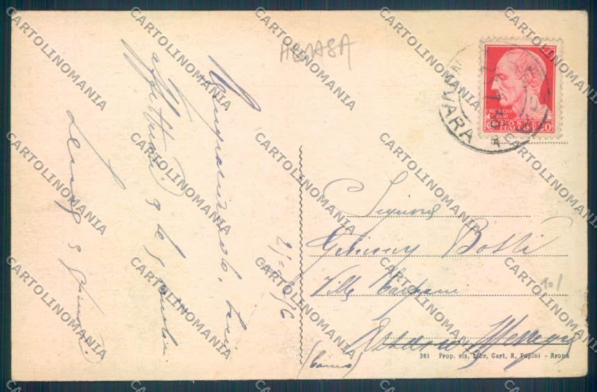 Novara Lesa ABRASA cartolina ZQ6011 – retro