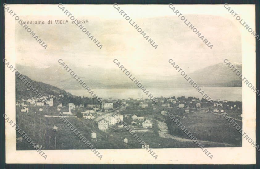 Novara Lesa Villa cartolina ZQ6012 – fronte