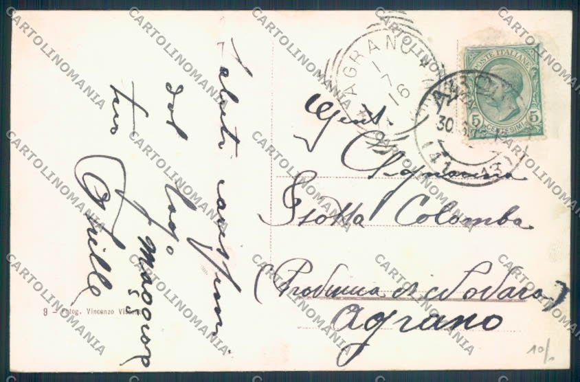 Novara Lesa Villa cartolina ZQ6012 – retro