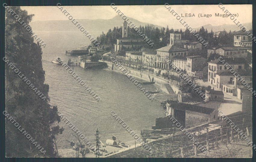 Novara Lesa Battello cartolina ZQ6013 – fronte