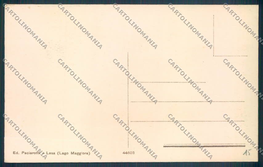 Novara Lesa Battello cartolina ZQ6013 – retro