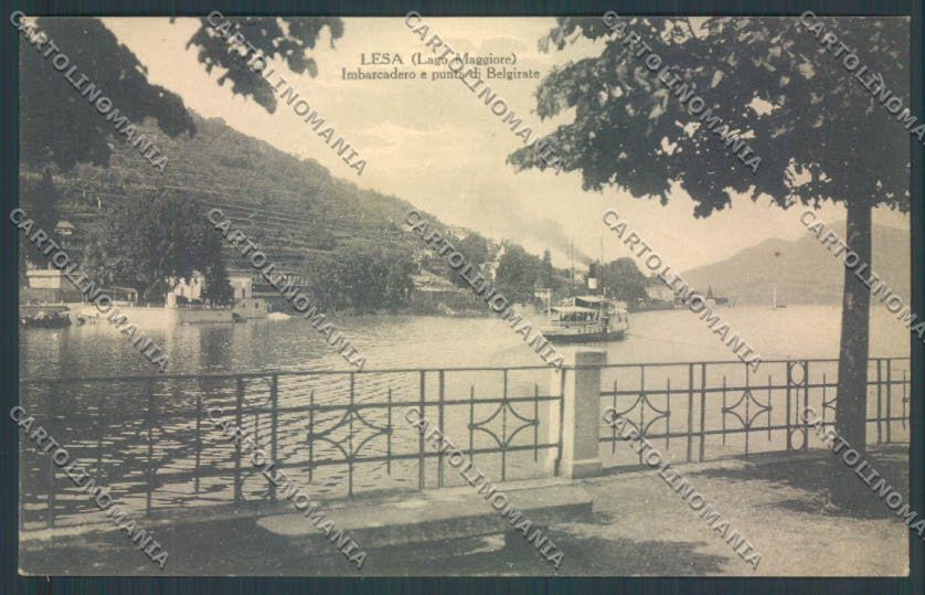 Novara Lesa Battello cartolina ZQ6014 – fronte