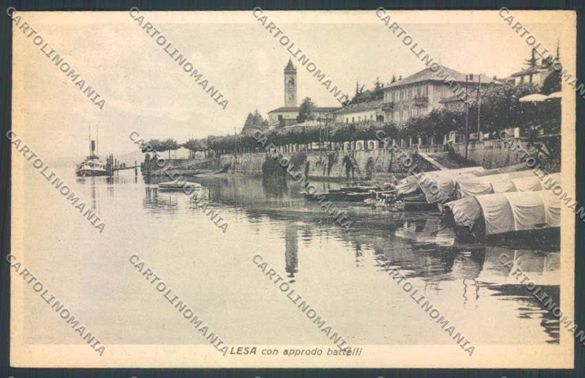 Novara Lesa Battello cartolina ZQ6018 – fronte