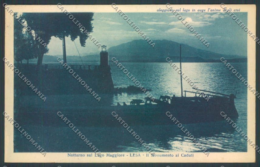 Novara Lesa Chiaro di luna cartolina ZQ6026 – fronte