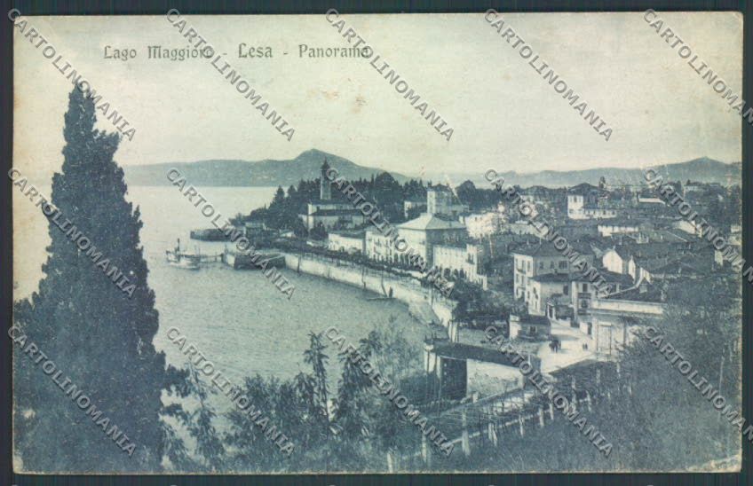Novara Lesa PIEGATA cartolina ZQ6027 – fronte