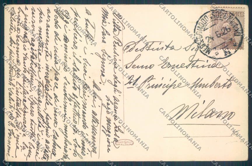 Novara Lesa cartolina ZQ6032 – retro