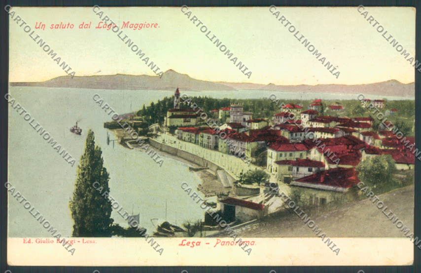 Novara Lesa cartolina ZQ6039 – fronte
