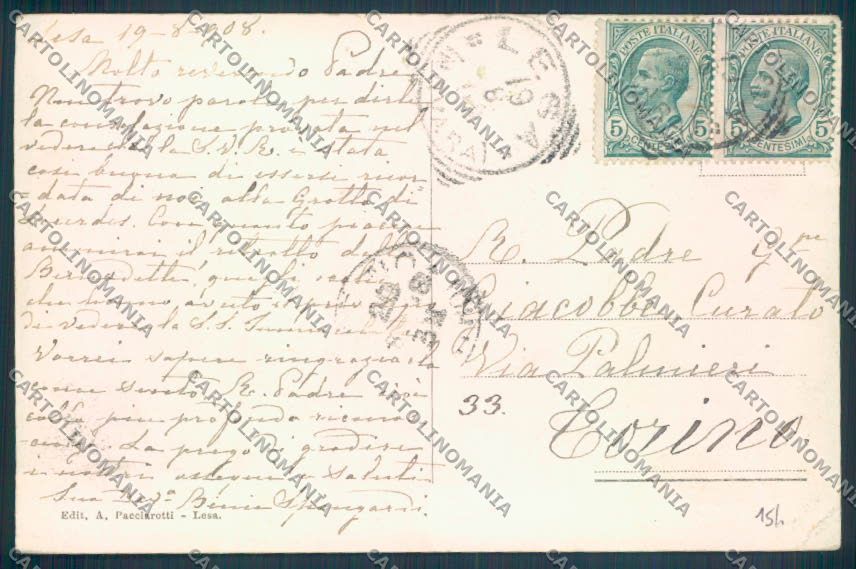 Novara Lesa cartolina ZQ6043 – retro