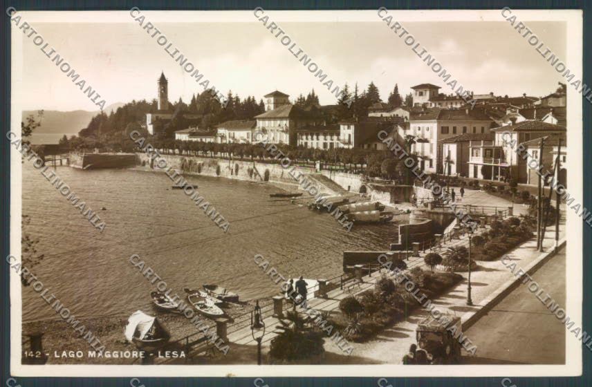 Novara Lesa Barca Foto cartolina ZQ6046 – fronte