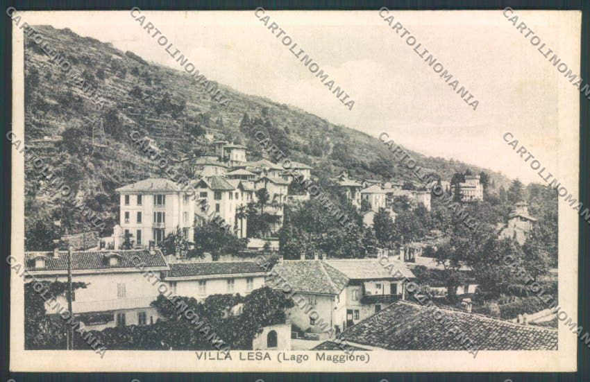 Novara Lesa Villa PIEGHINE cartolina ZQ6050 – fronte