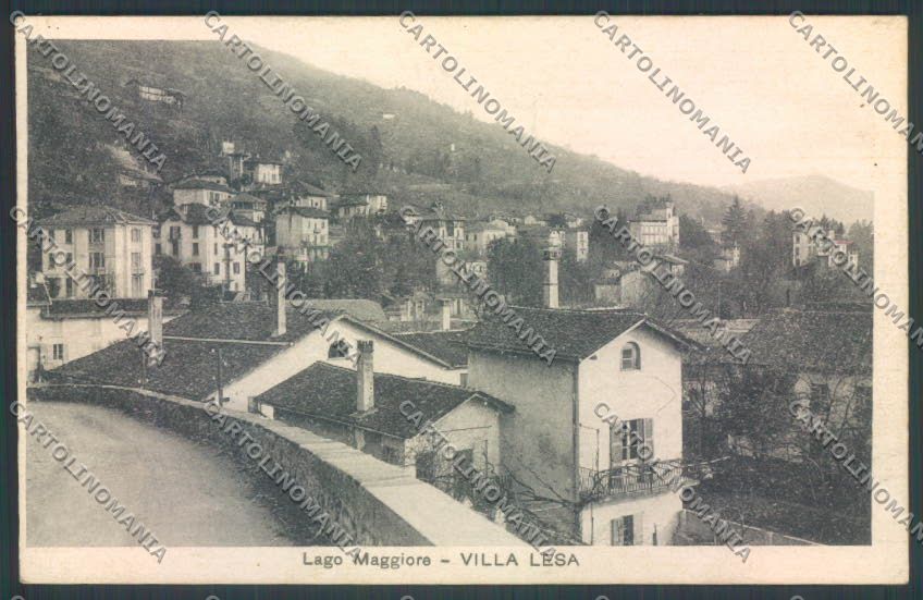 Novara Lesa Villa cartolina ZQ6051 – fronte