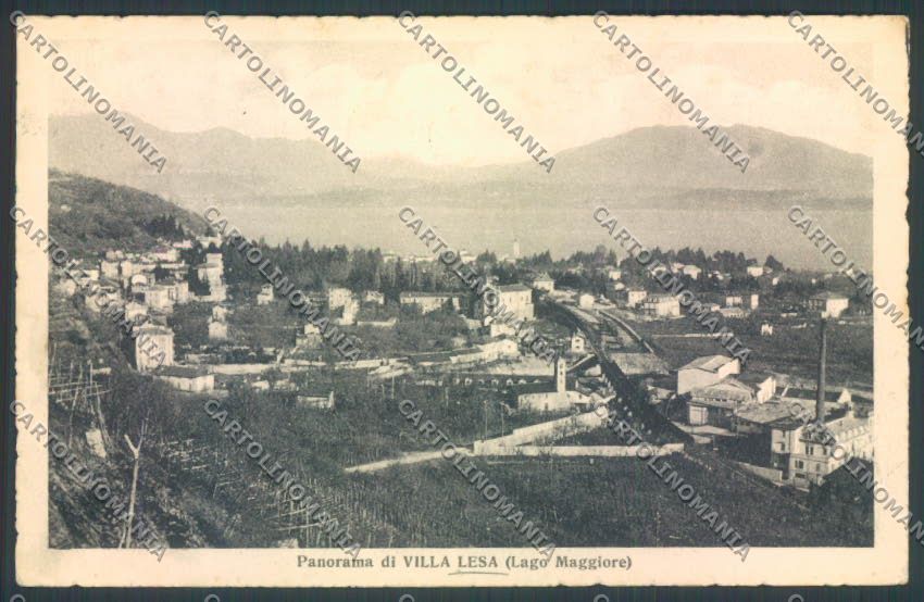 Novara Lesa Villa cartolina ZQ6055 – fronte