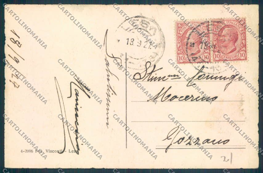 Novara Lesa Villa cartolina ZQ6055 – retro