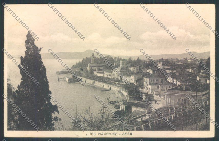 Novara Lesa PIEGHE ABRASA cartolina ZQ6056 – fronte