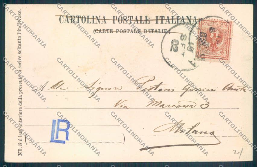 Novara Lesa cartolina ZQ6057 – retro