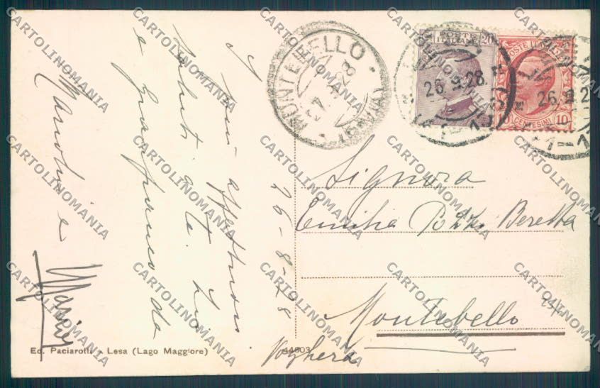 Novara Lesa cartolina ZQ6062 – retro