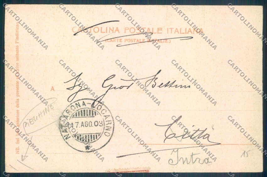 Verbania Bee Arizzano Creseglio Cissano PIEGHINE cartolina ZQ6077 – retro