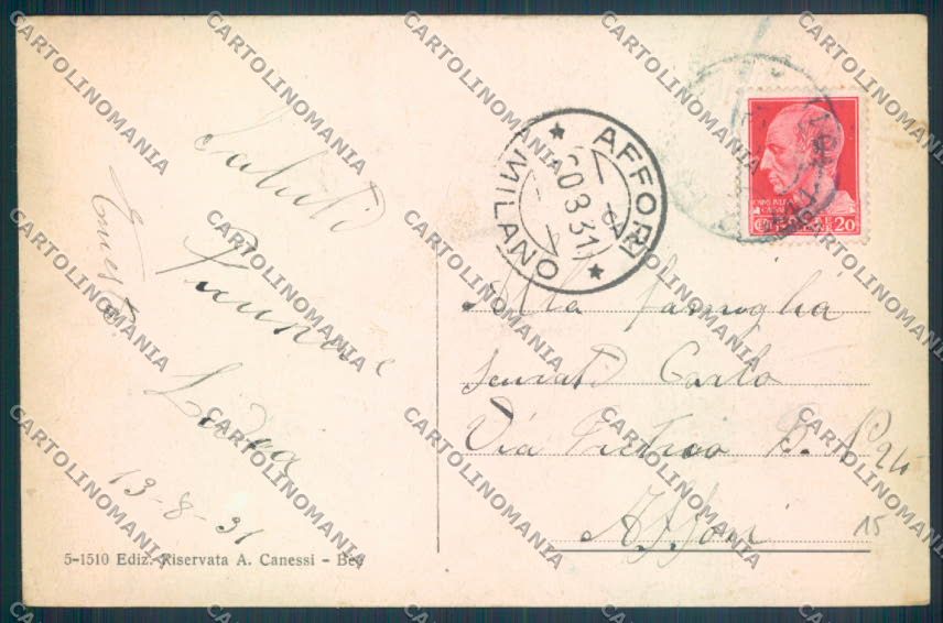 Verbania Bee cartolina ZQ6085 – retro