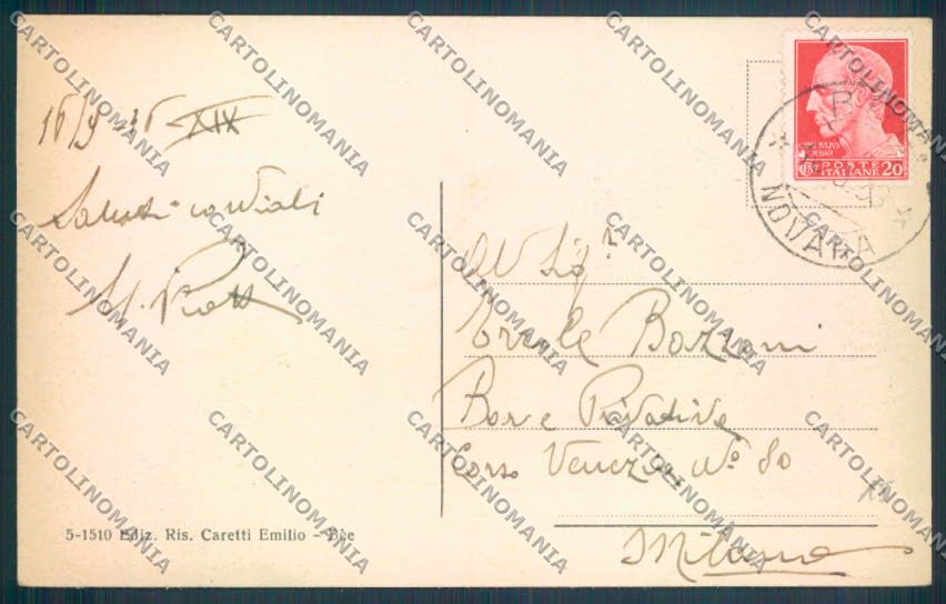Verbania Bee cartolina ZQ6086 – retro