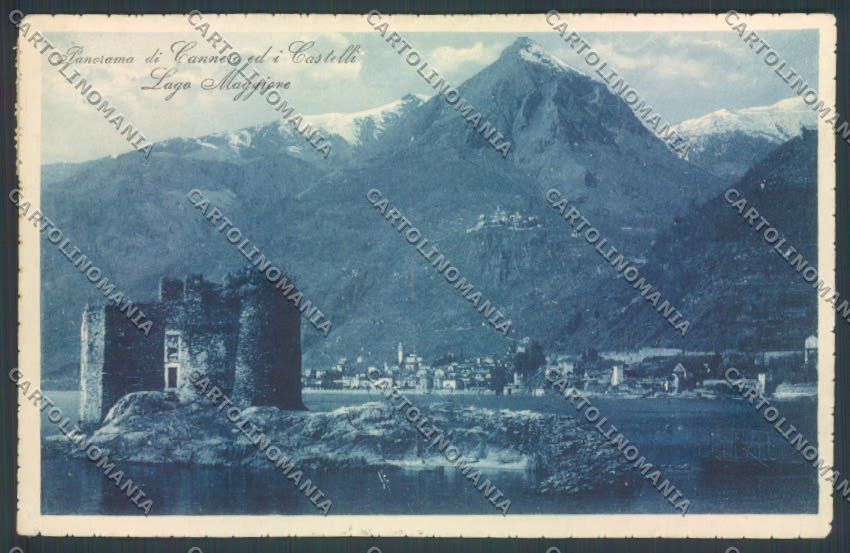 Verbania Cannero Riviera PIEGA cartolina ZQ6109 – fronte