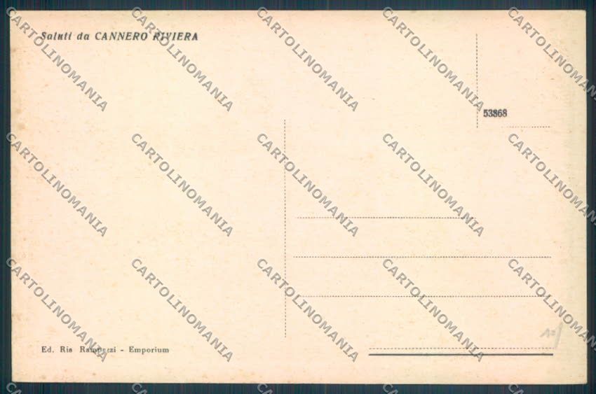 Verbania Cannero Riviera cartolina ZQ6113 – retro