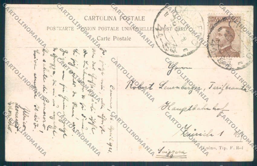 Verbania Cannero Riviera Chiaro di luna cartolina ZQ6117 – retro