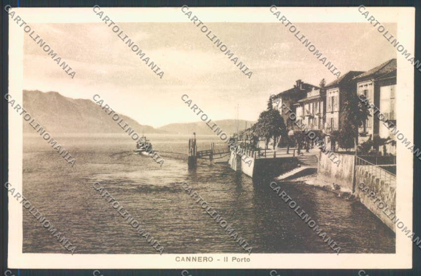 Verbania Cannero Riviera Battello cartolina ZQ6122 – fronte
